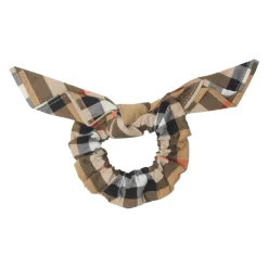 Bawełniana Scrunchie w Kratkę