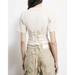 Bawełniany top typu bustier