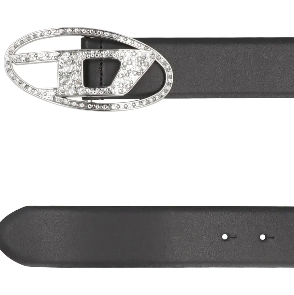 B-1DR Strass Leather Belt