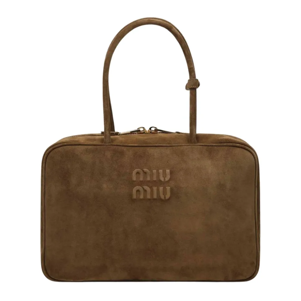 Beau Suede Handbag