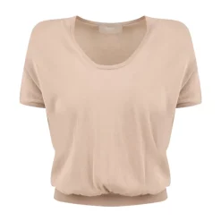 Beżowy T-shirt i Polo Kolekcja