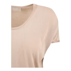 Beżowy T-shirt i Polo Kolekcja
