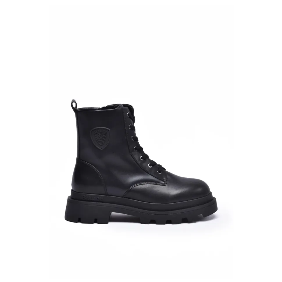 Biker Lace-up Boots