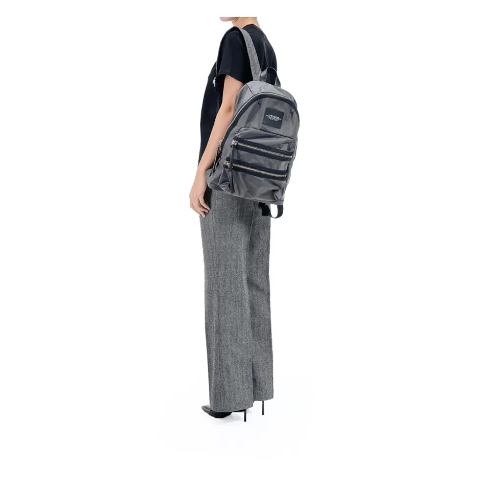 Biker Nylon Large Backpack