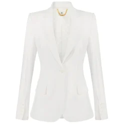 Blazer z elastycznego krepu double stretch