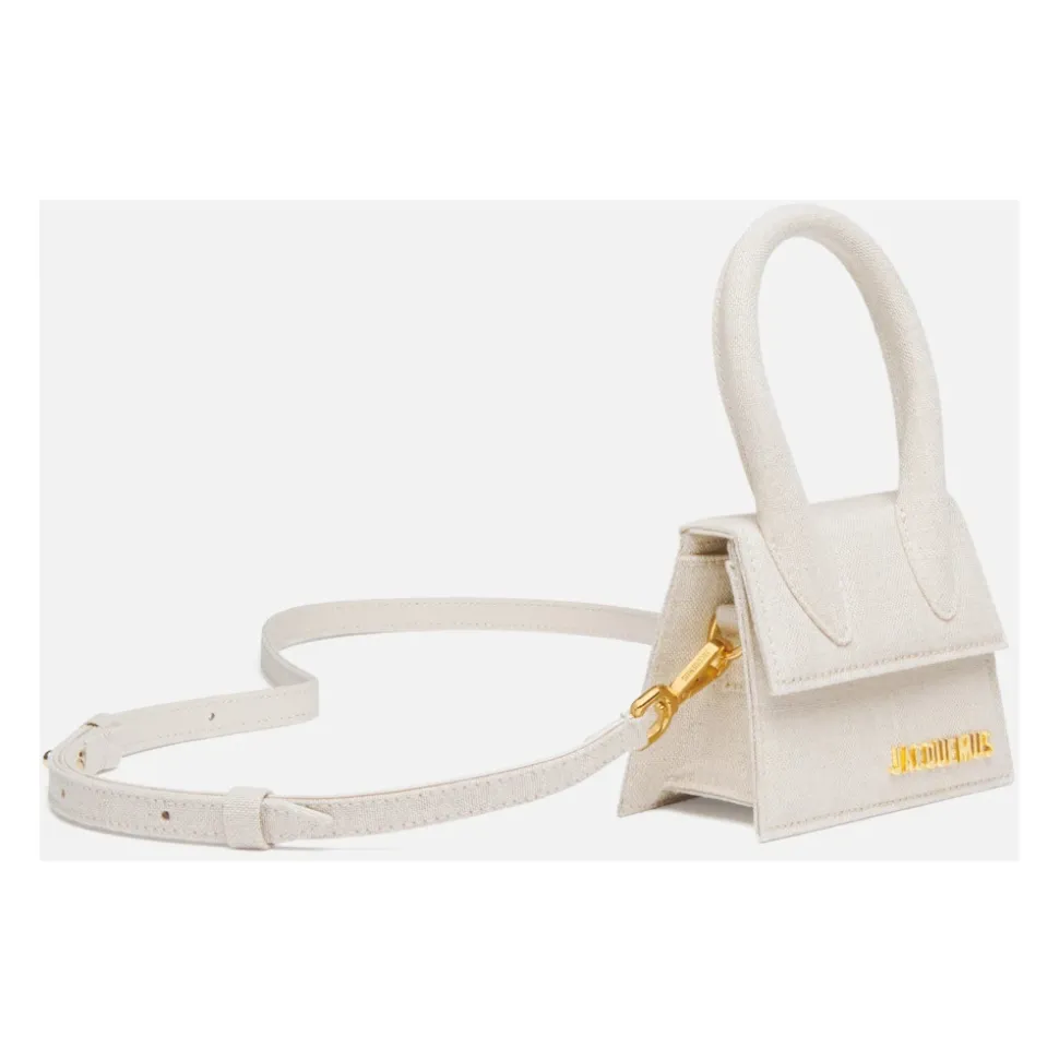 Borsa mini in pelle con logo
