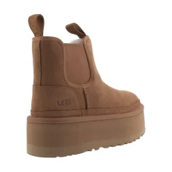 Botki Neumel Platform Chelsea Chestnut