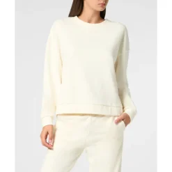 Boxy Fit Sweatshirt Round Neck LS