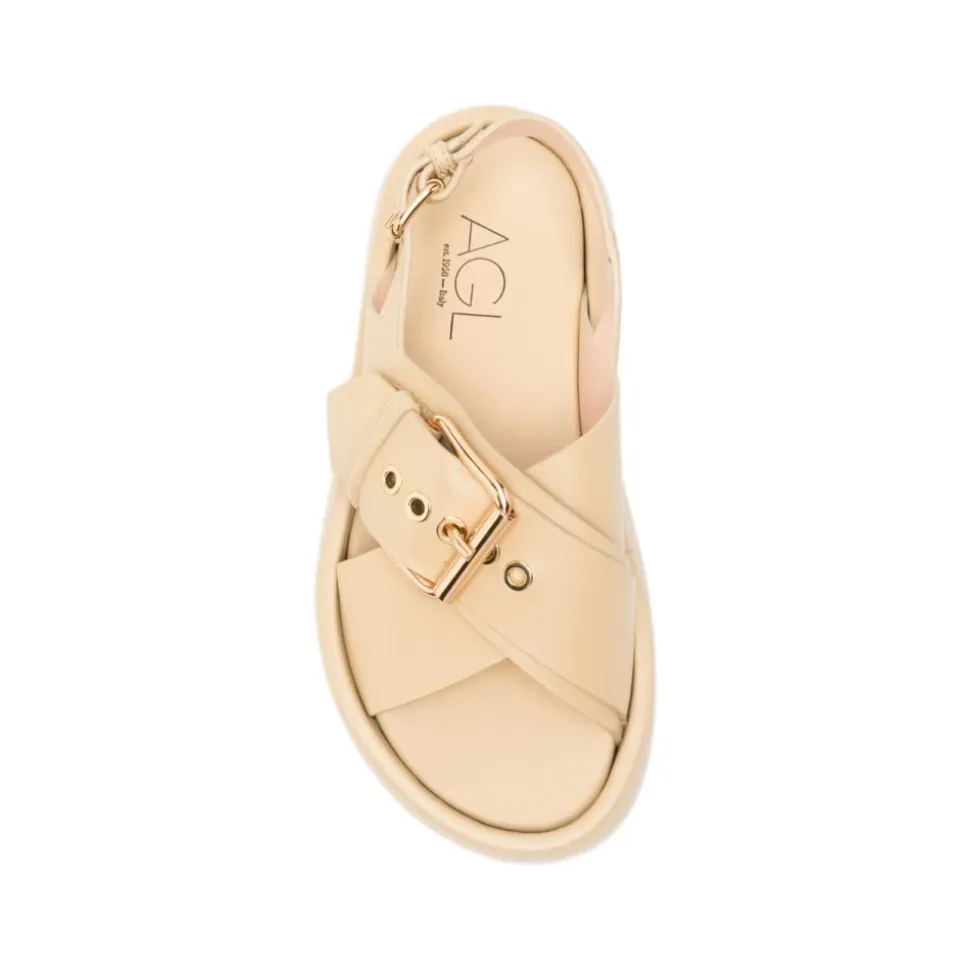 Bulle Criss Cross Buckle Sandals