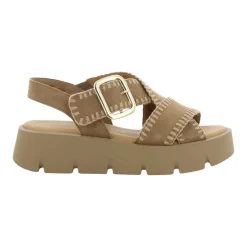 Buty Damskie w Kolorze Cognac