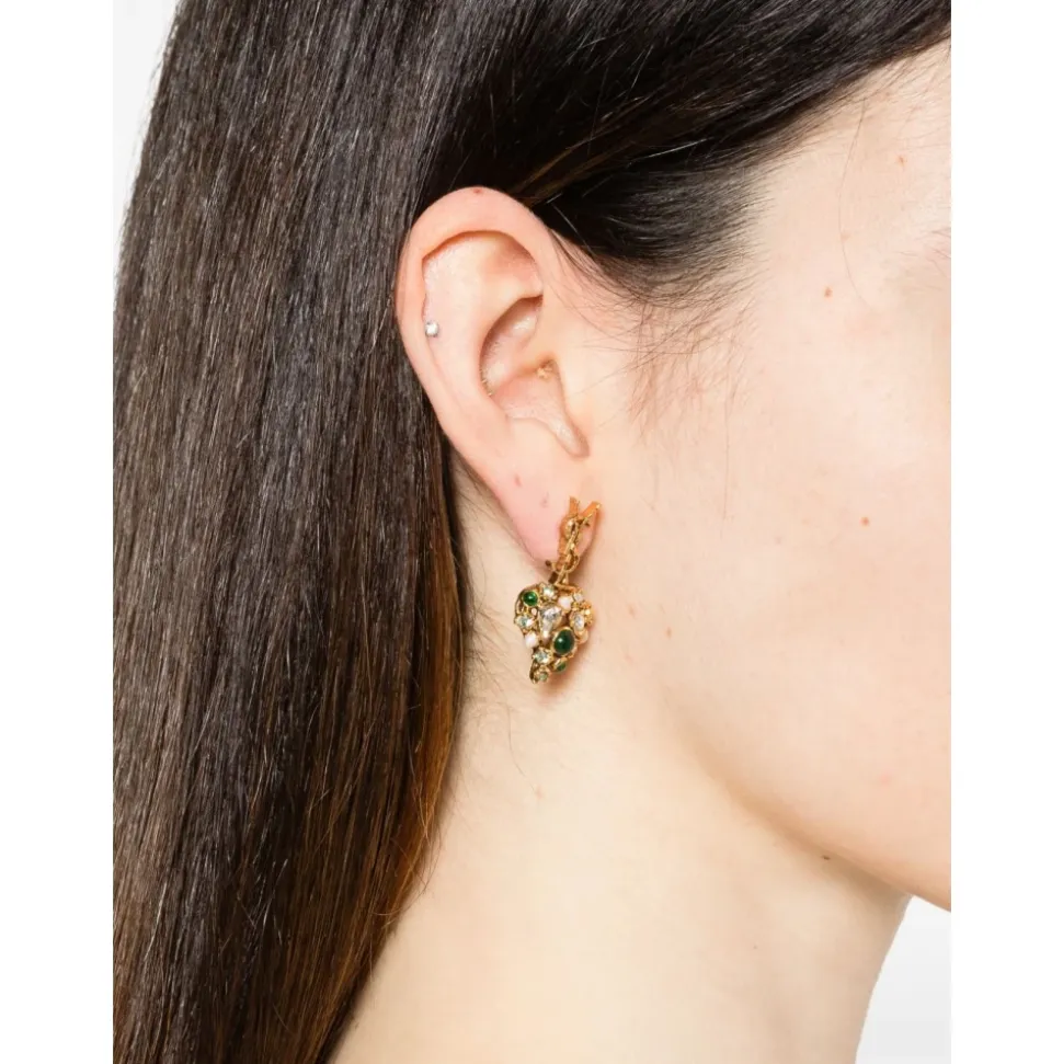 Cassandre Logo Earrings