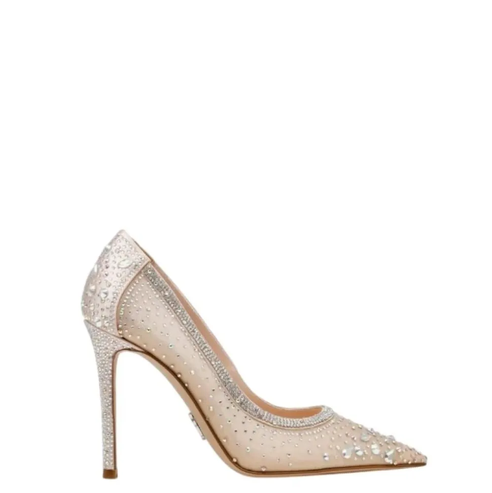 Champagne Spiczasty Szpilki Buty