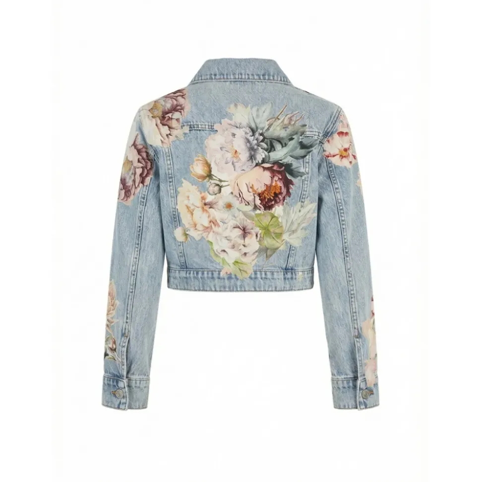 Chloe Embroidered Denim Jacket