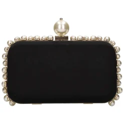 Clio Pearl Satin Clutch