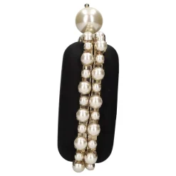 Clio Pearl Satin Clutch