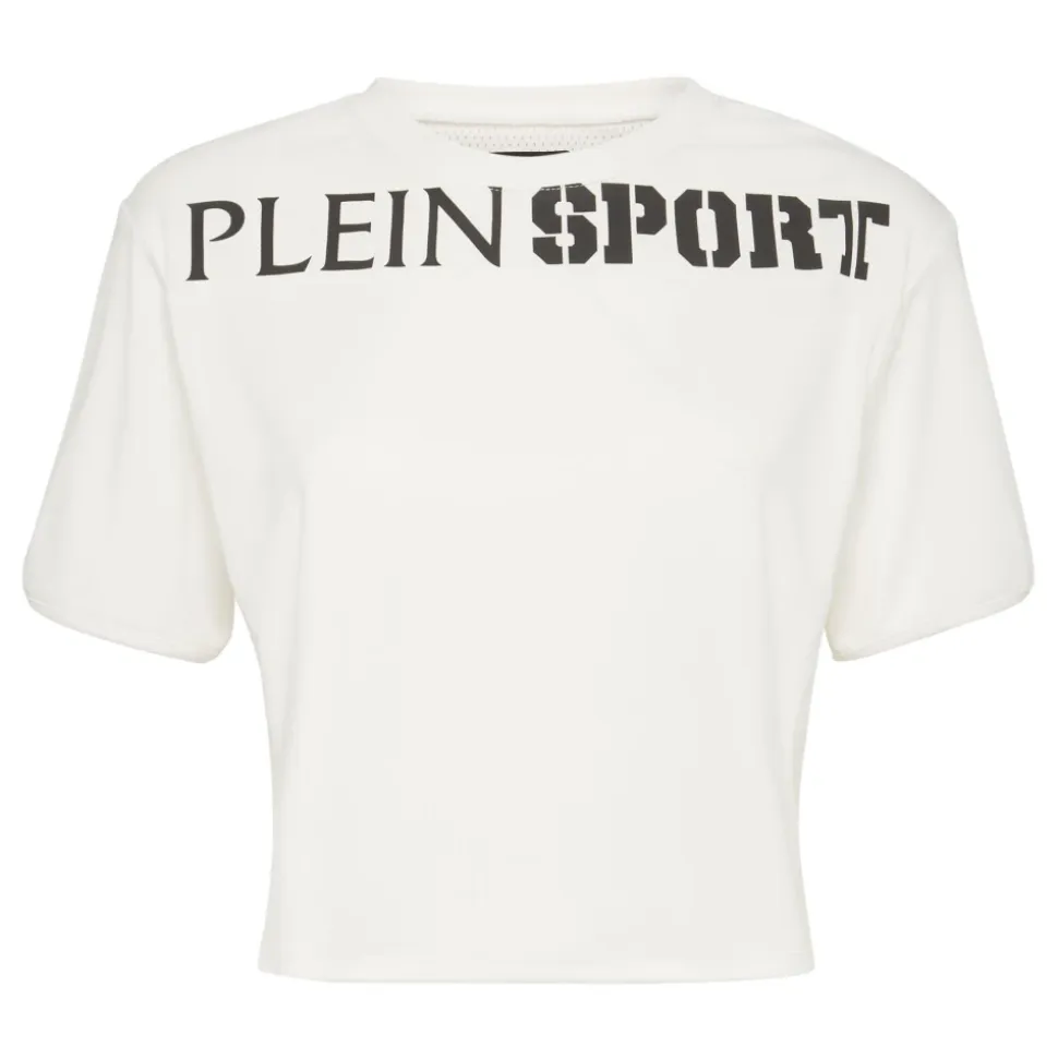 Cropped T-shirt Round Neck SS