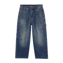 Cropped Wide Leg Carpenter Jean