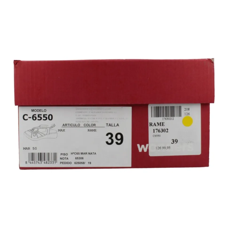 C6550 Sandalia Cerrada Hebilla