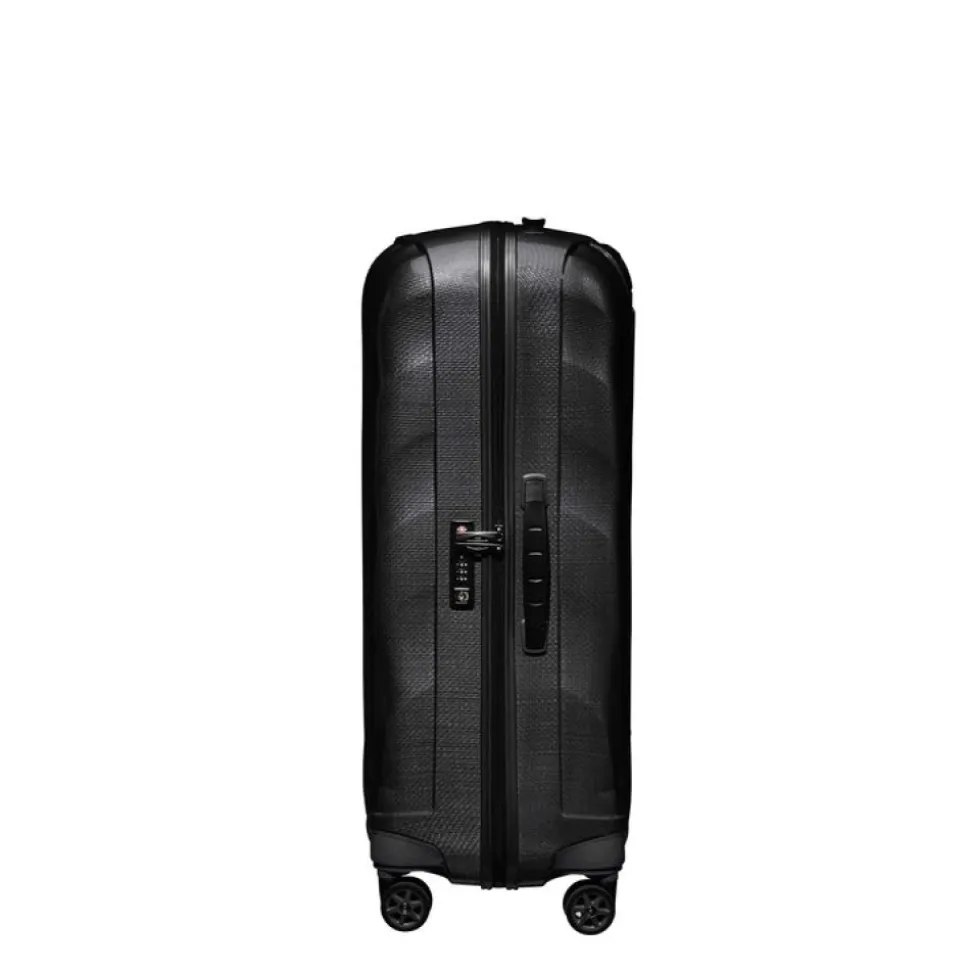 Czarna Walizka C-Lite Spinner Lekka 75cm