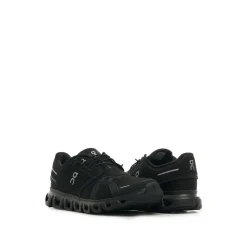 Czarne Buty Chunky z Logo