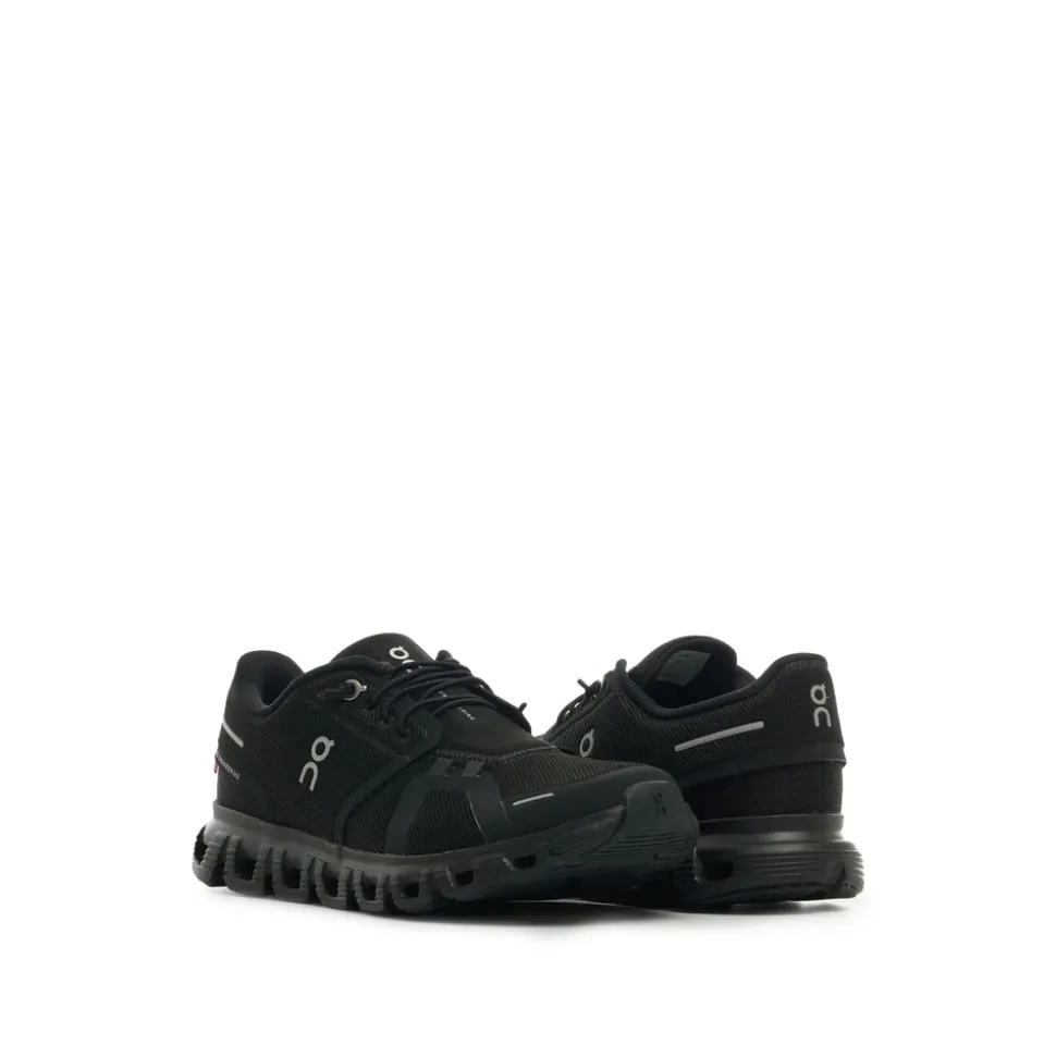 Czarne Buty Chunky z Logo