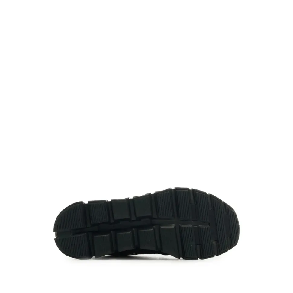 Czarne Buty Chunky z Logo