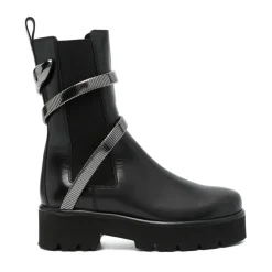 Czarne Skórzane Buty