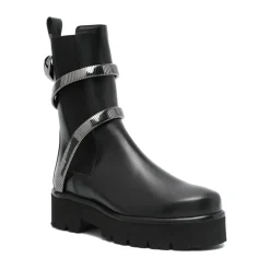 Czarne Skórzane Buty