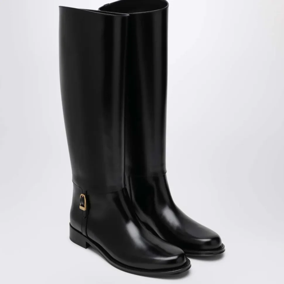 Czarne Wysokie Buty
