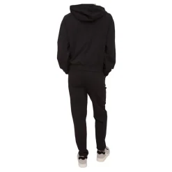 Czarny Dres Bawełna Modal Elastan