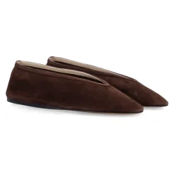 Czekoladowe Zamknięte Luna Kapcie Buty