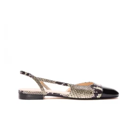 Czółenka Baleriny Slingback z Zakrytymi Palcami