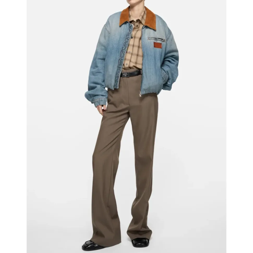 Denimowa Kurtka Bomber