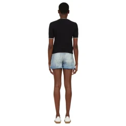 Dzianinowy sweter z logo