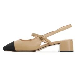 Eleganckie Slingback Block Heels Pumps
