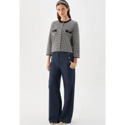 Elle Short Jacket Pepita