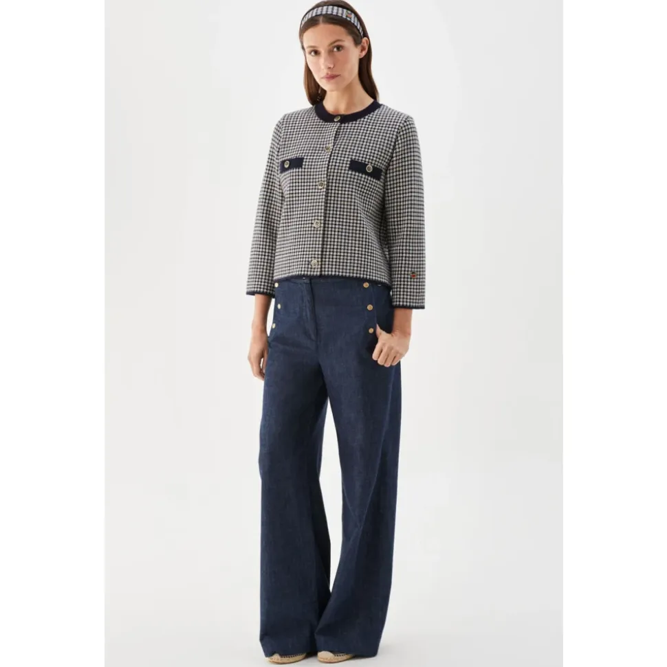 Elle Short Jacket Pepita