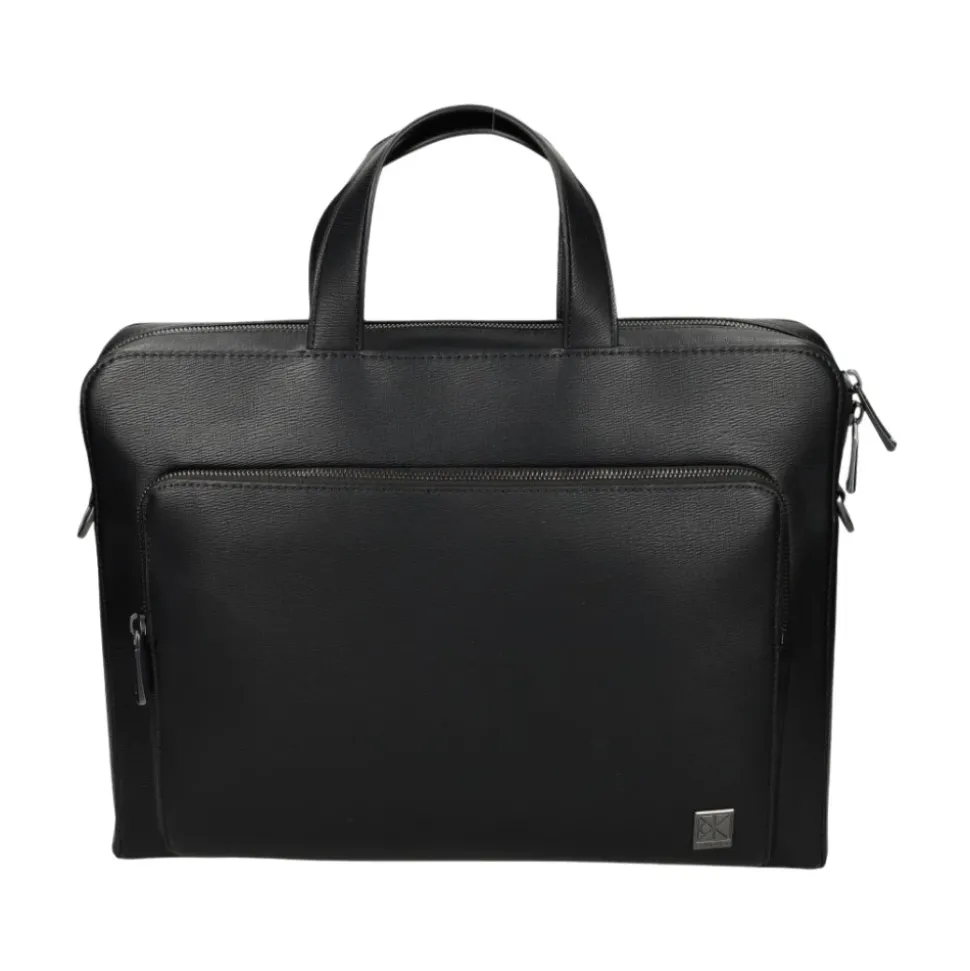 Emblem Logo Slim Commuter Bag