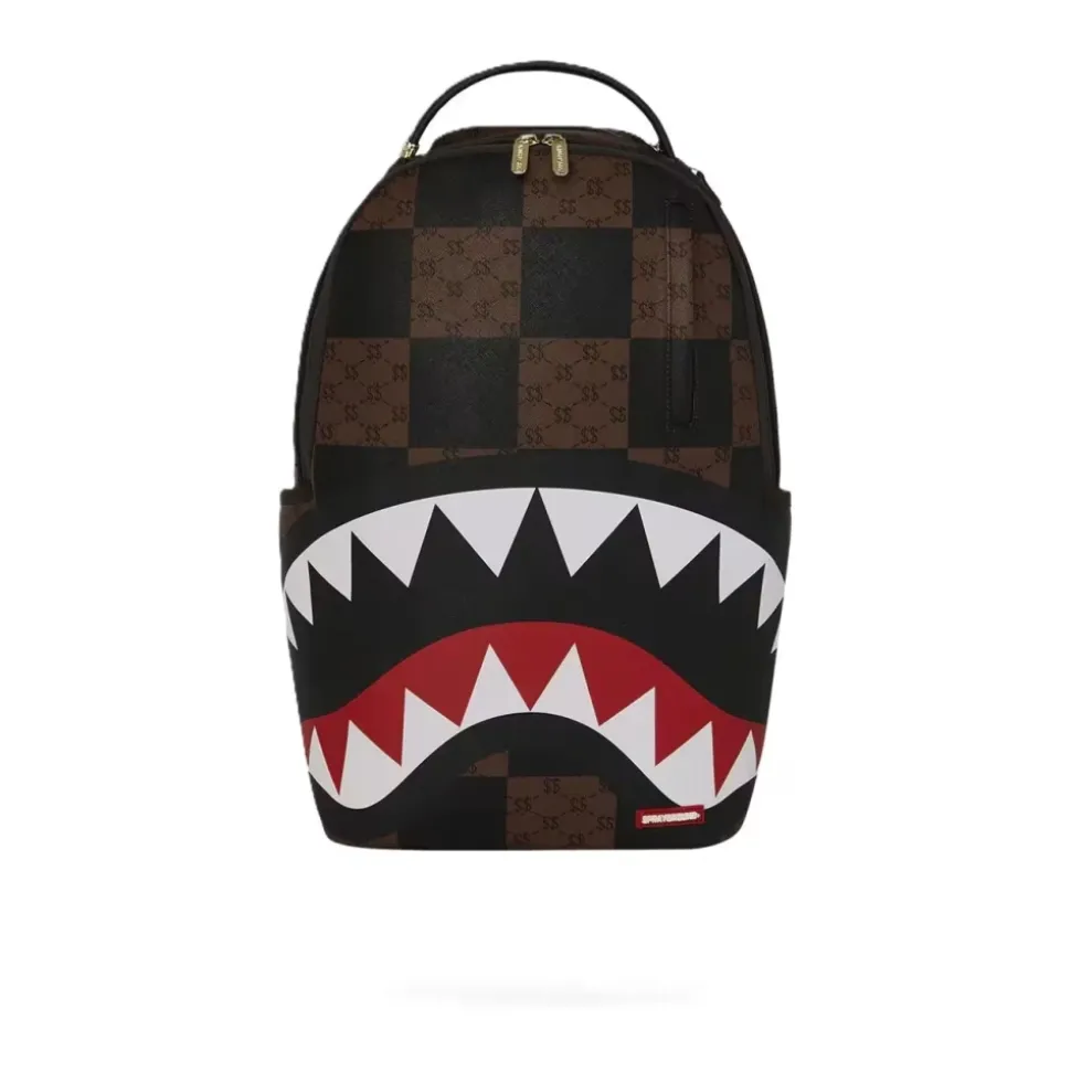 Enlarged Checks Paris Backpack