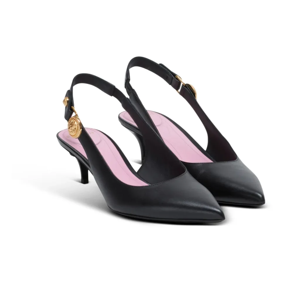 Eva kotka slingbacks z cielęcej skóry