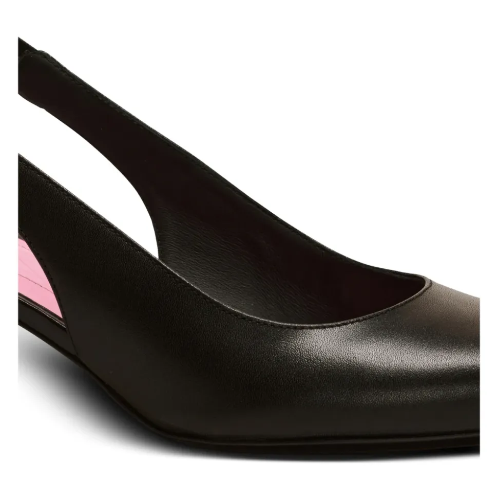 Eva kotka slingbacks z cielęcej skóry