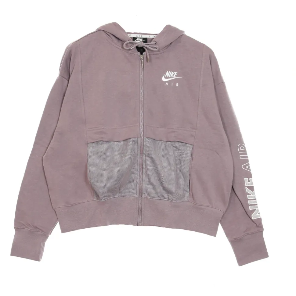 Fioletowa rozpinana bluza z kapturem Sportswear Air Top