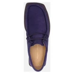Fioletowe Buty Plaskie Mokasyny Barbara