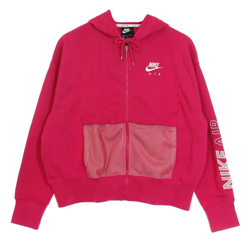 Fireberry/Biały Bluza z Zamkiem Sportowa Air Top