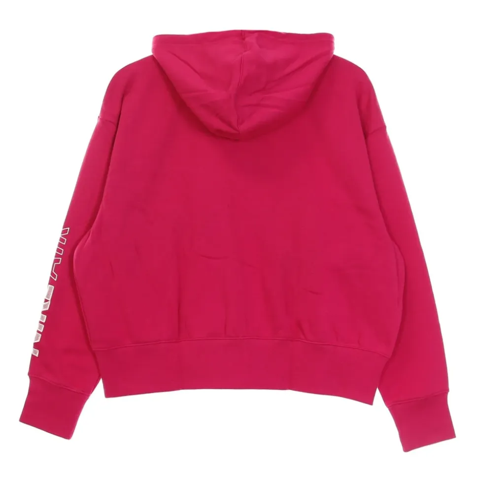 Fireberry/Biały Bluza z Zamkiem Sportowa Air Top