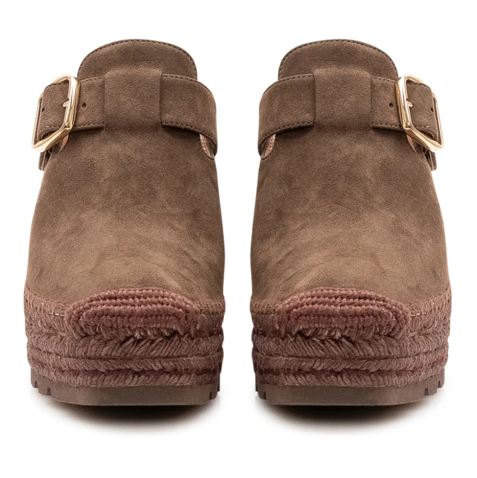 Gaia Suede Clogs