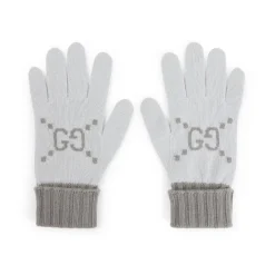 GG Cashmere Jacquard Gloves