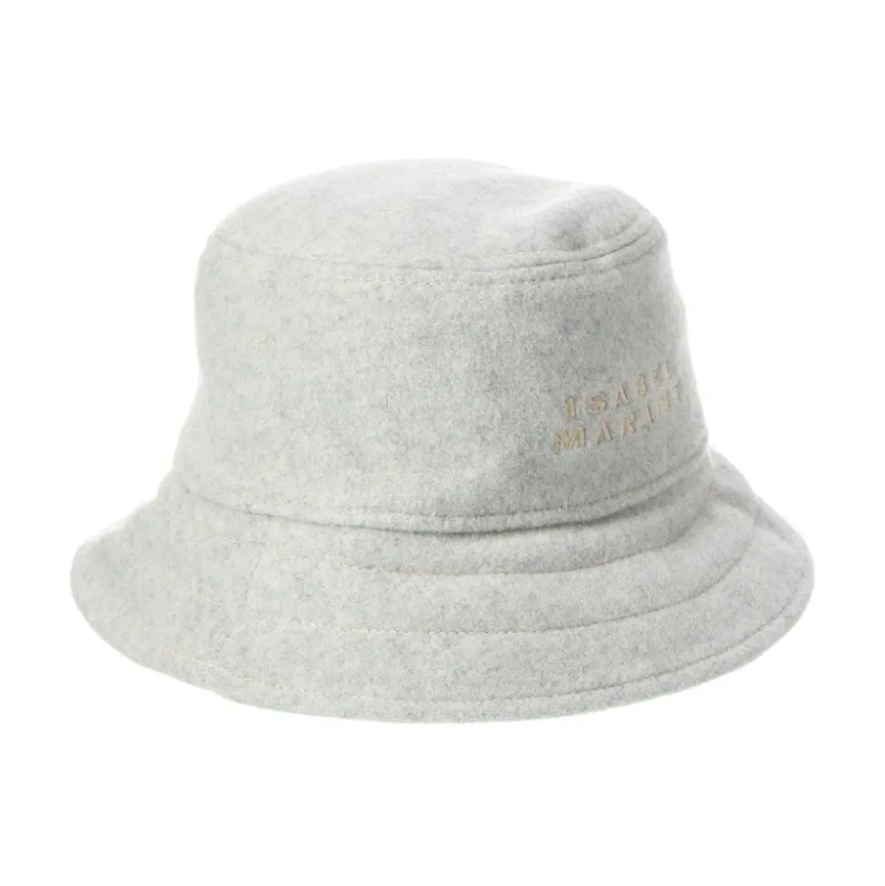 Giorgia Wełniany Kapelusz Bucket z Logo