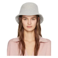 Giorgia Wełniany Kapelusz Bucket z Logo