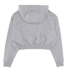 Graficzna Oversized Crop Hoodie